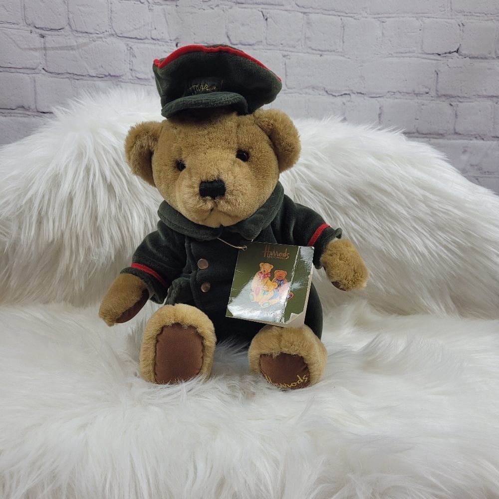 Harrods Vintage Plush Stuffed Knightsbridge Bear, 11 Inch
